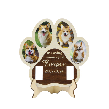 Personalized Pet Memorial Wooden Plaque A Loving Tribute to Cherished Pets