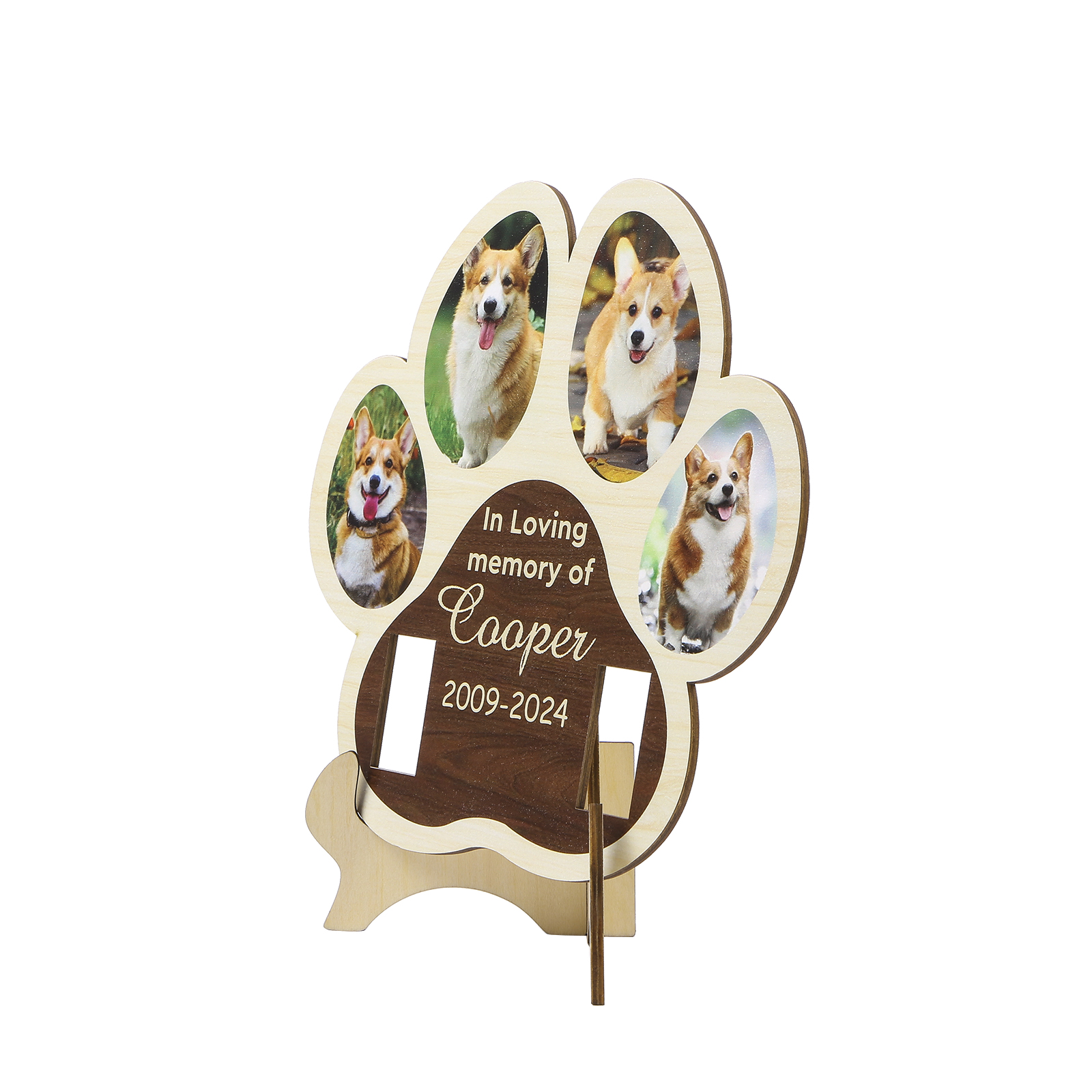Personalized Pet Memorial Wooden Plaque A Loving Tribute to Cherished Pets