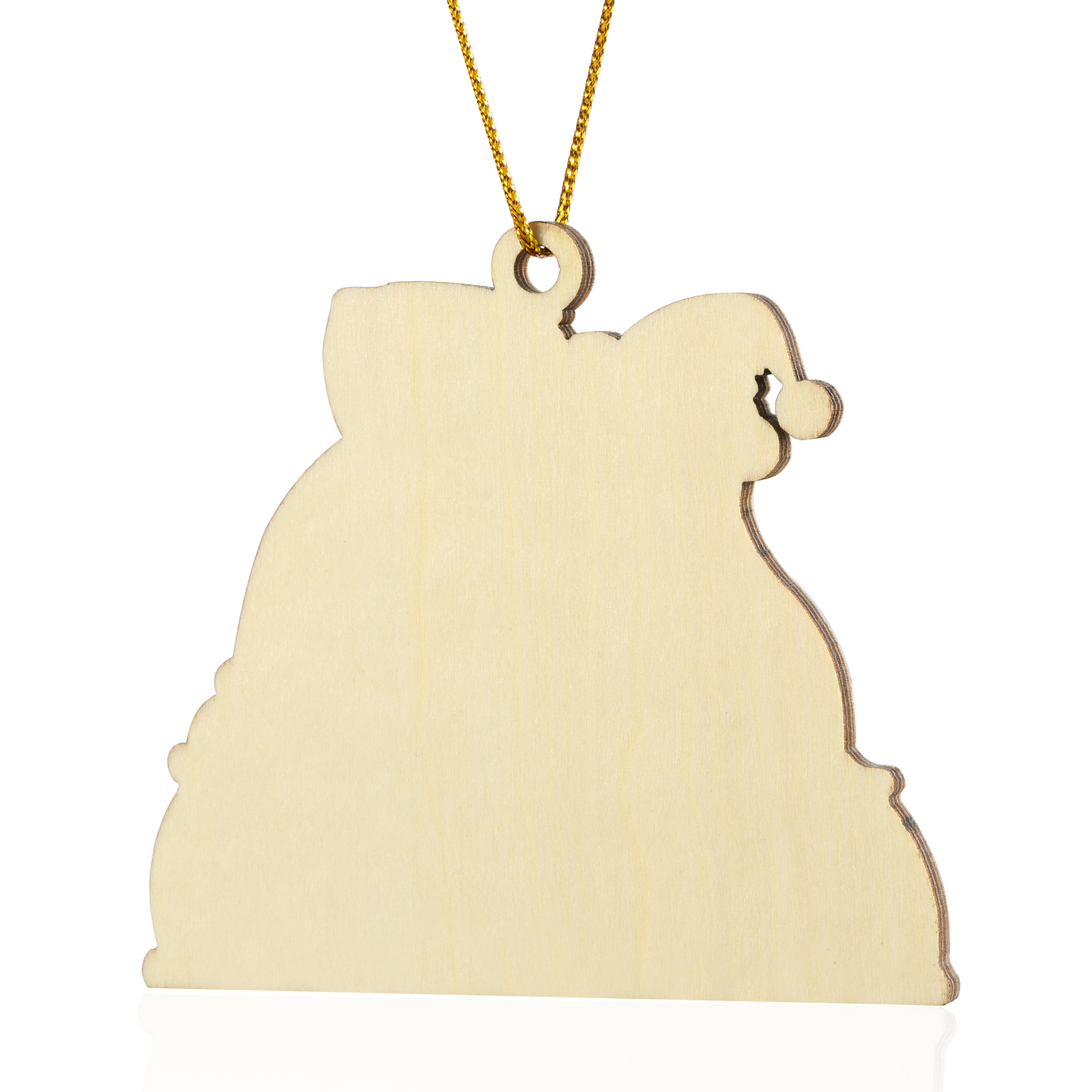 Personalized Wooden Bear Family Ornament with Custom 7 Names Heartwarming Christmas Gift