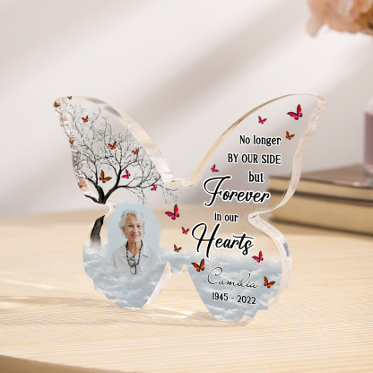 [Copy]Acrylic Heart Keepsake Butterfly Plaque - God Says You Are Unique Special Lovely Precious Strong Chosen