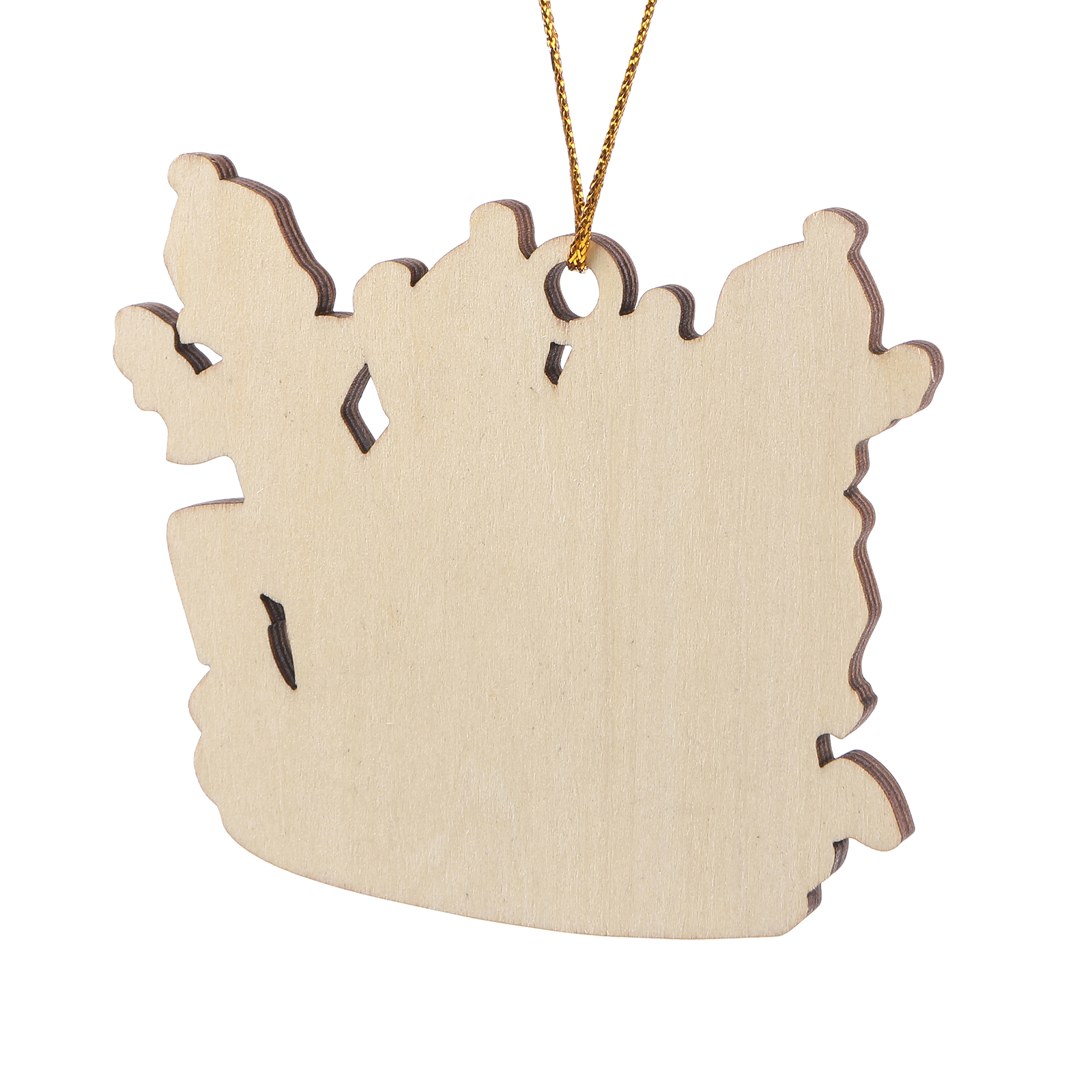 Personalized Wooden Family Ornament with Custom 6 Names Snowball Fight Christmas Decoration