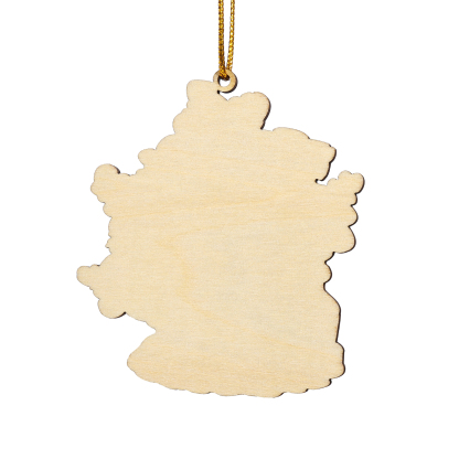 Custom Beach Christmas Ornament with Santa & 4 Reindeer – Personalized 5 Names Year & Text for Family Gifts