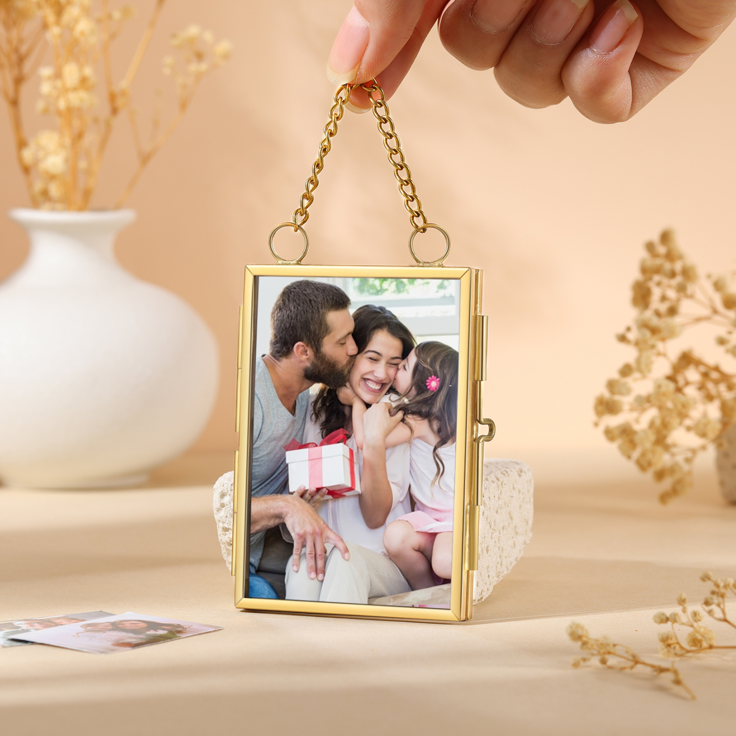 Personalized Mini Photo Ornament Custom Keepsake for Family Lovers and Home Gifts Christmas Stocking Stuffer