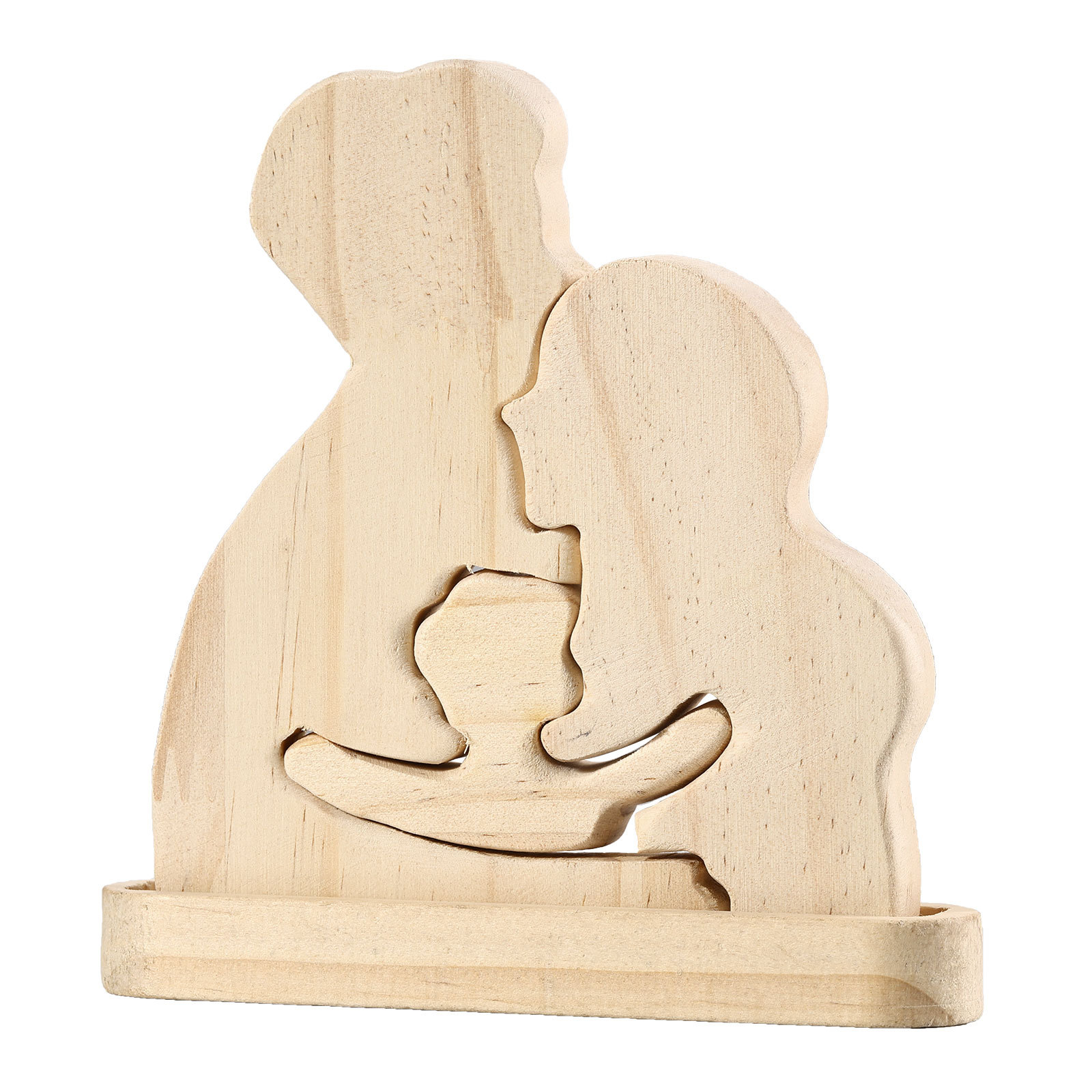 Personalized Puzzles with 2–5 Names Custom Family Wooden Puzzle Gift for Couple