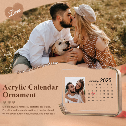 Personalized Photo Plaque Your Special Date Your Story Custom 1 Photo and 1 Date Valentine’s Day Gift