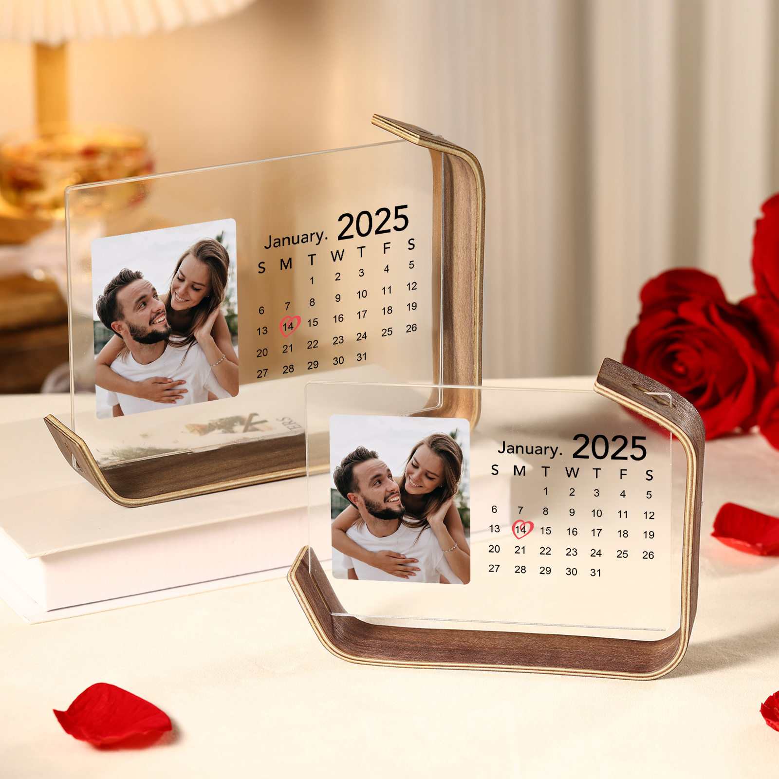 Personalized Photo Plaque Your Special Date Your Story Custom 1 Photo and 1 Date Valentine’s Day Gift
