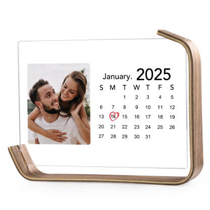 Personalized Photo Plaque Your Special Date Your Story Custom 1 Photo and 1 Date Valentine’s Day Gift