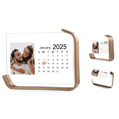 Personalized Photo Plaque Your Special Date Your Story Custom 1 Photo and 1 Date Valentine’s Day Gift