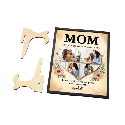 Personalized 4 Photos Wooden Ornament Ornament for Mother's Day | Lorajewel