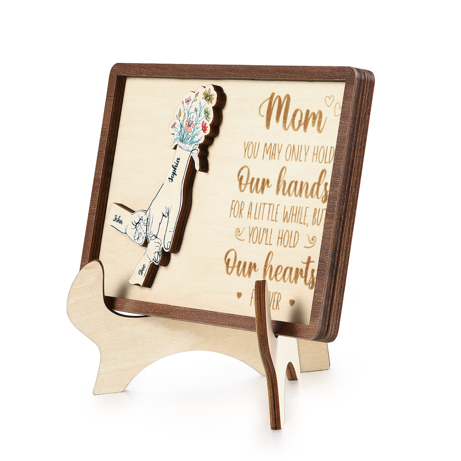 3 Names - Personalized Mother's Day Ornament Gifts for Mother