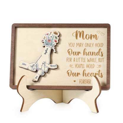 4 Names - Personalized Mother's Day Ornament Gifts for Mother
