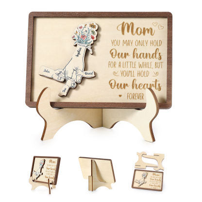 4 Names - Personalized Mother's Day Ornament Gifts for Mother