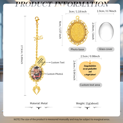 Personalized Graduation Hanging Ornament  – Custom Gift for Graduates | Lorajewel