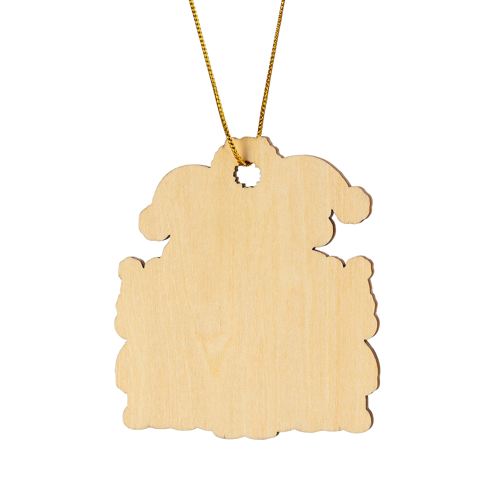 Personalized Cartoon Family Wooden Christmas Ornament