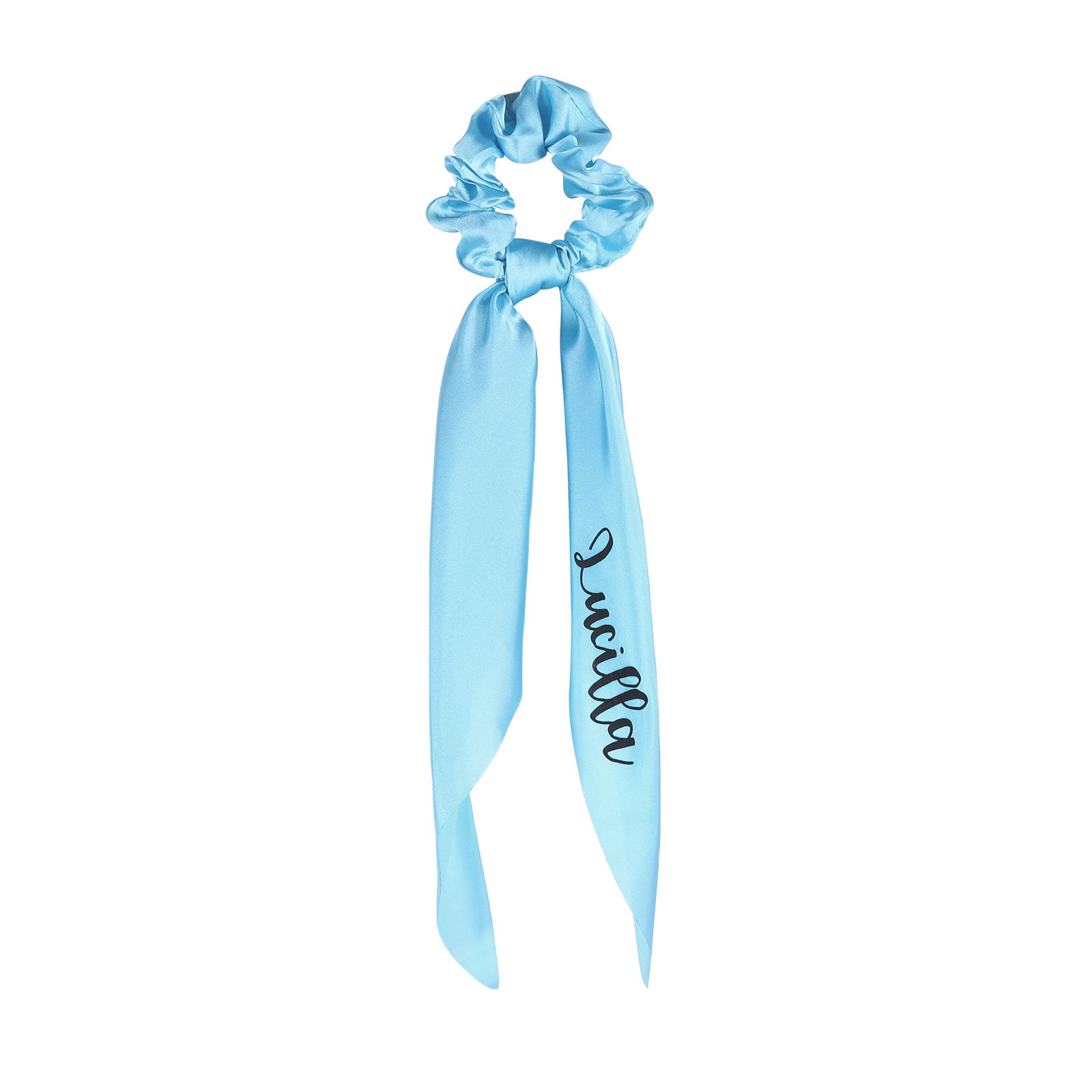 Personalized Satin Scrunchie with Name – Custom Gift for Women | Lorajewel