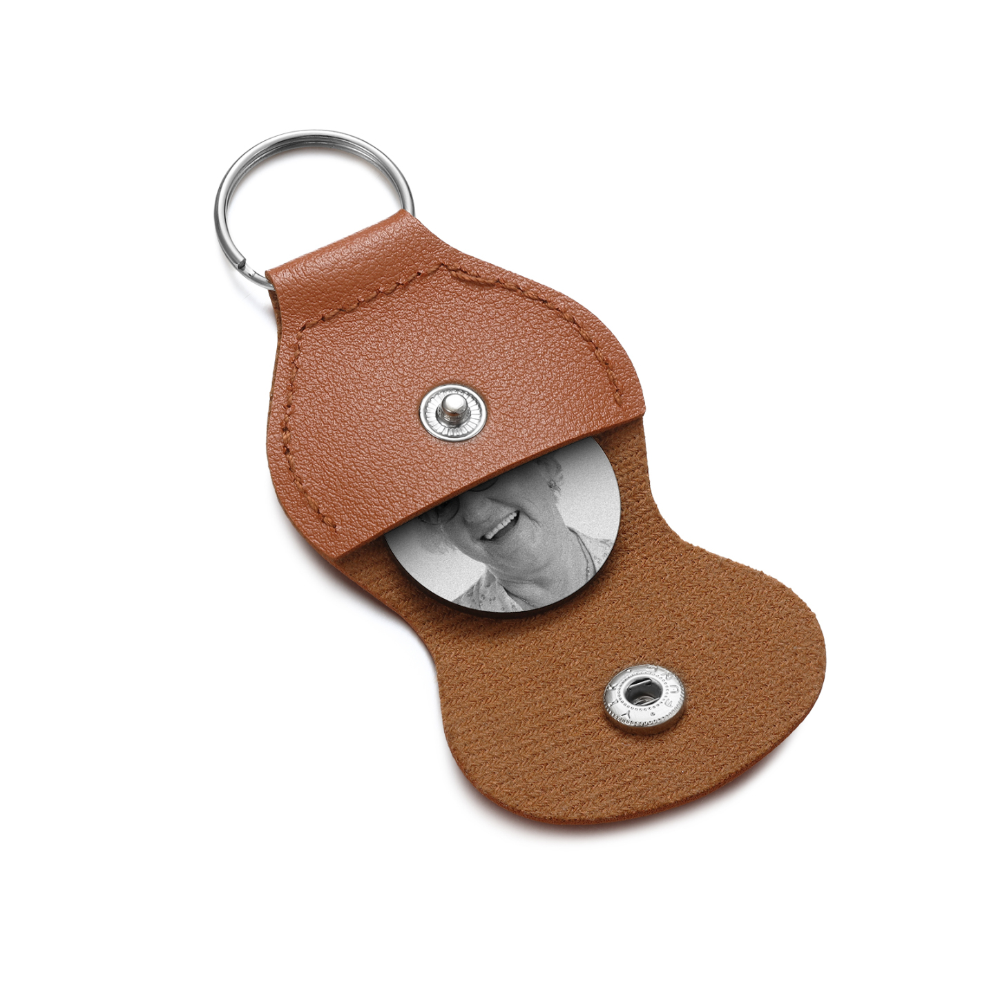 Personalized Photo Keyring with Hidden Message – A Hug from Heaven | Lorajewel