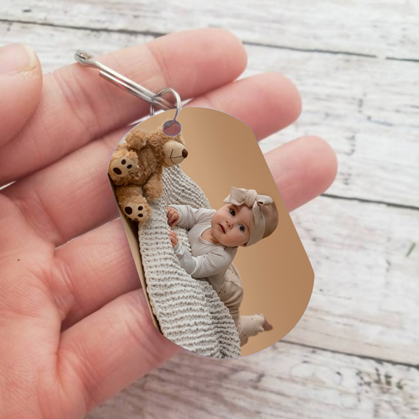 2 Names -Personalized Bat Keyring Father Keyring Gifts for Batman Dad - My Superhero's Name Is Dad
