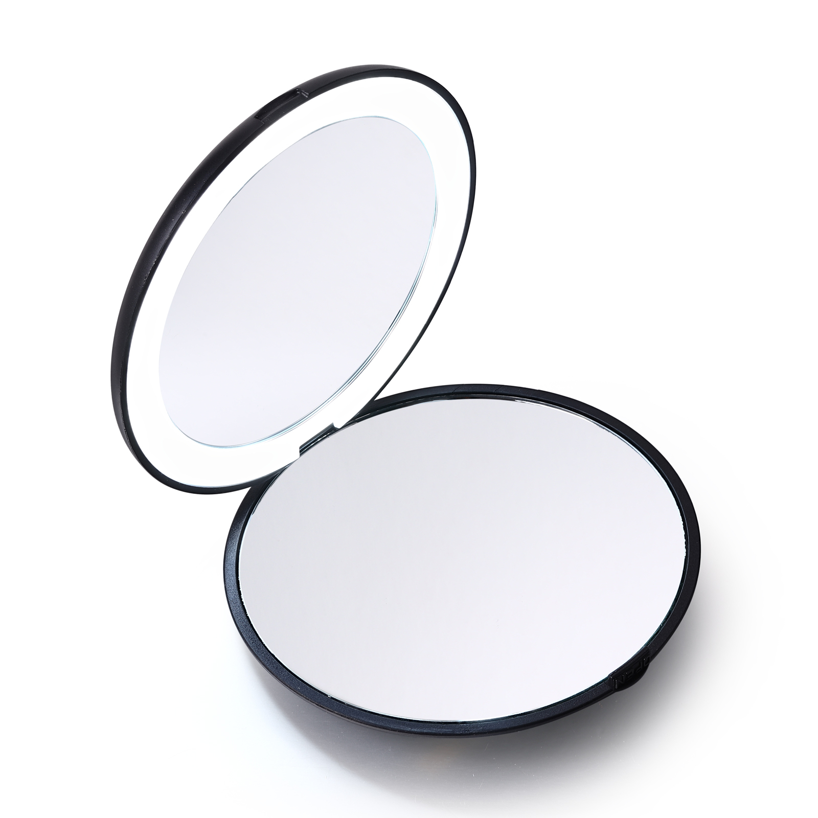 Personalized Birth Flower Pocket Mirror with Led Light Custom Name Compact Mirror Gifts for Her