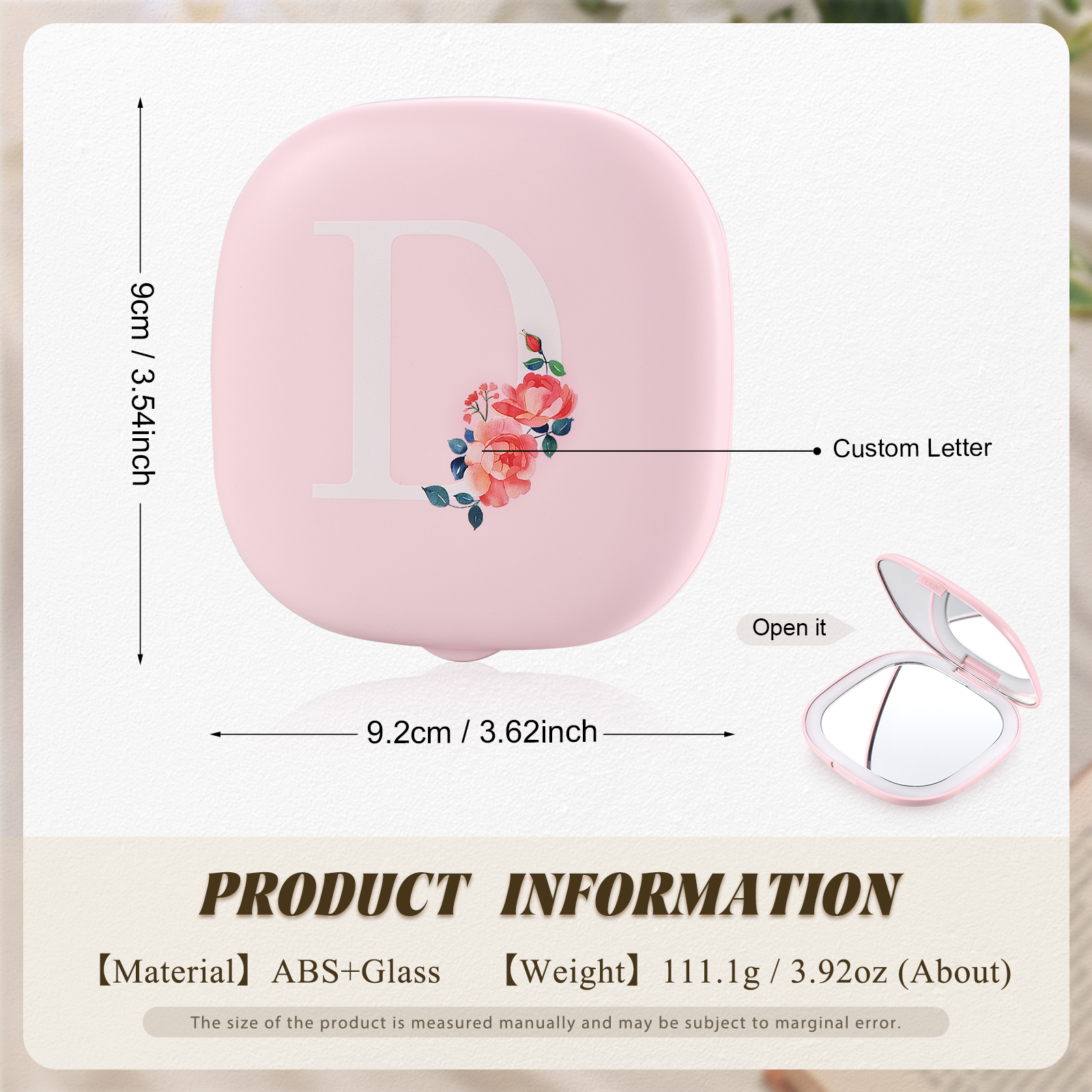 [Copy]Personalized Mirror Light Custom 2 Names Mirror Wall Decorations Infinity Love Couple Gifts