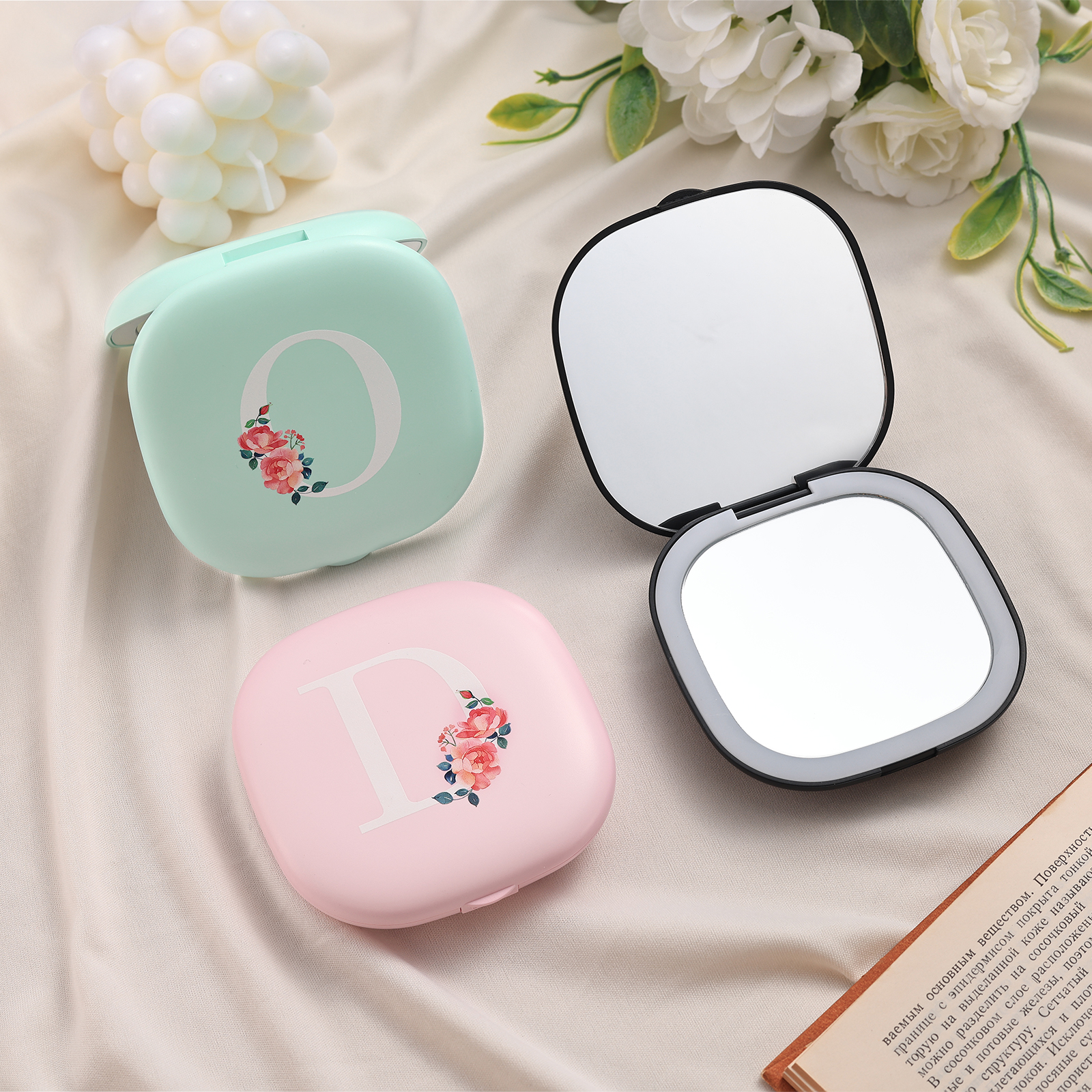 [Copy]Personalized Mirror Light Custom 2 Names Mirror Wall Decorations Infinity Love Couple Gifts