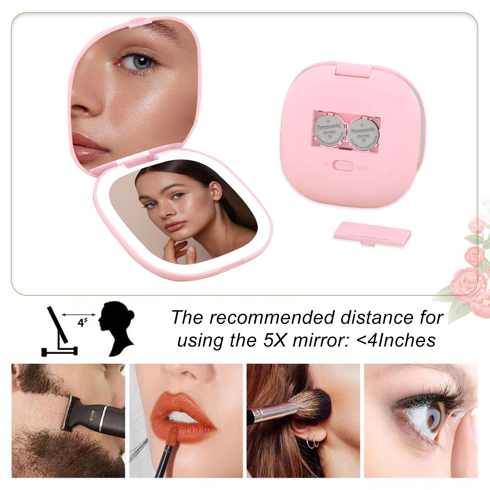 [Copy]Personalized Mirror Light Custom 2 Names Mirror Wall Decorations Infinity Love Couple Gifts