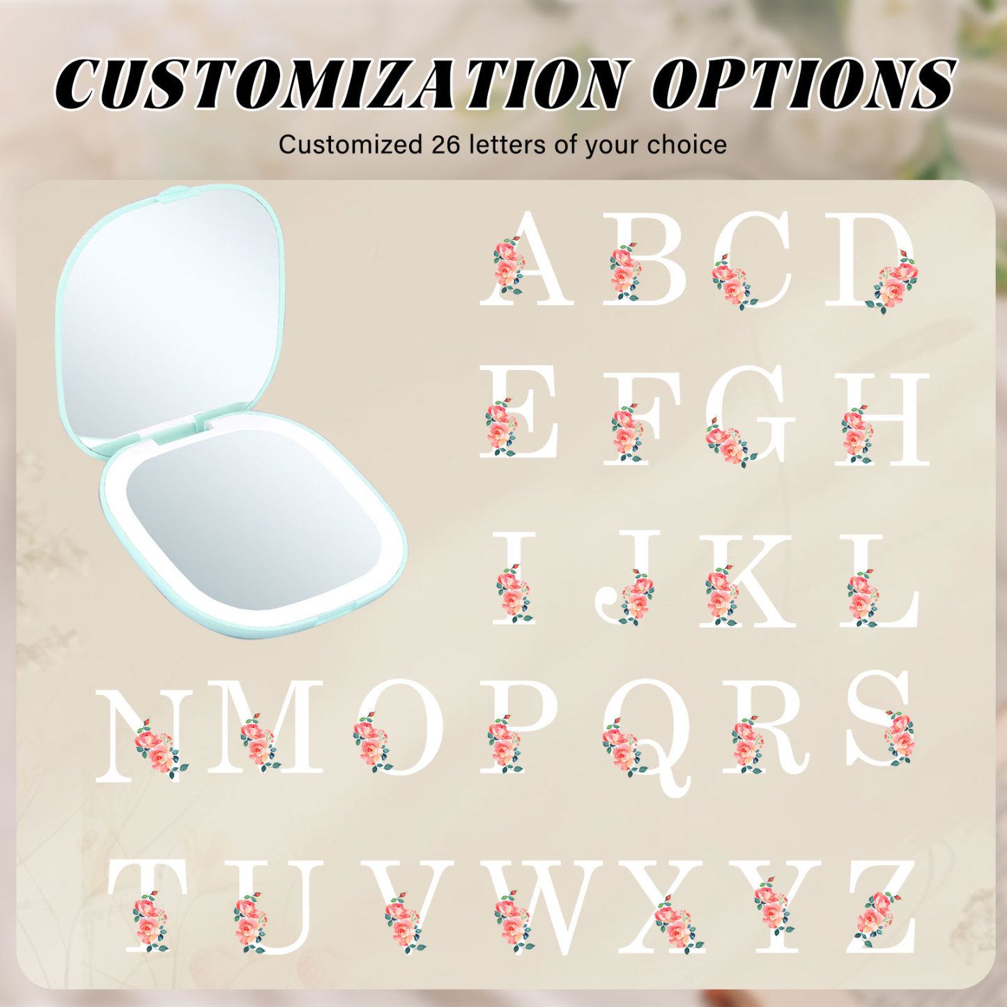 [Copy]Personalized Mirror Light Custom 2 Names Mirror Wall Decorations Infinity Love Couple Gifts