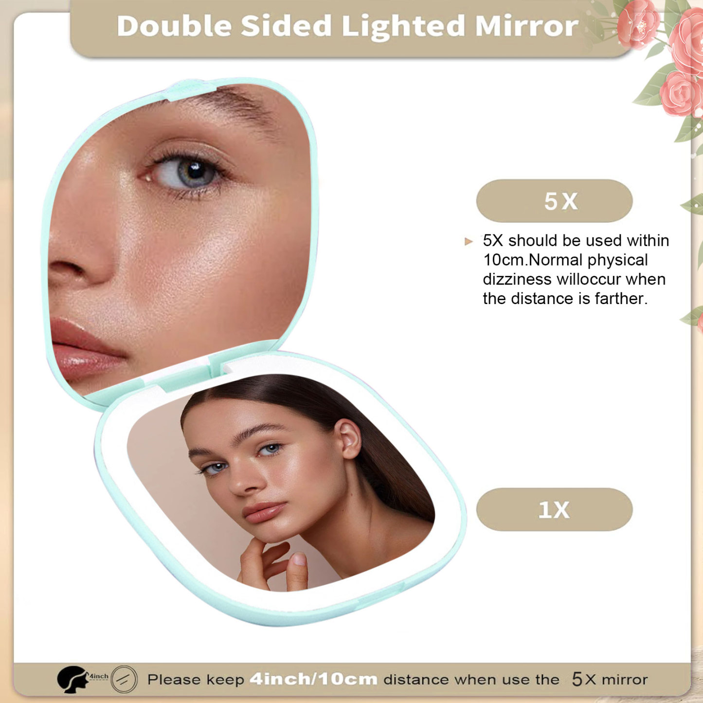 [Copy]Personalized Mirror Light Custom 2 Names Mirror Wall Decorations Infinity Love Couple Gifts