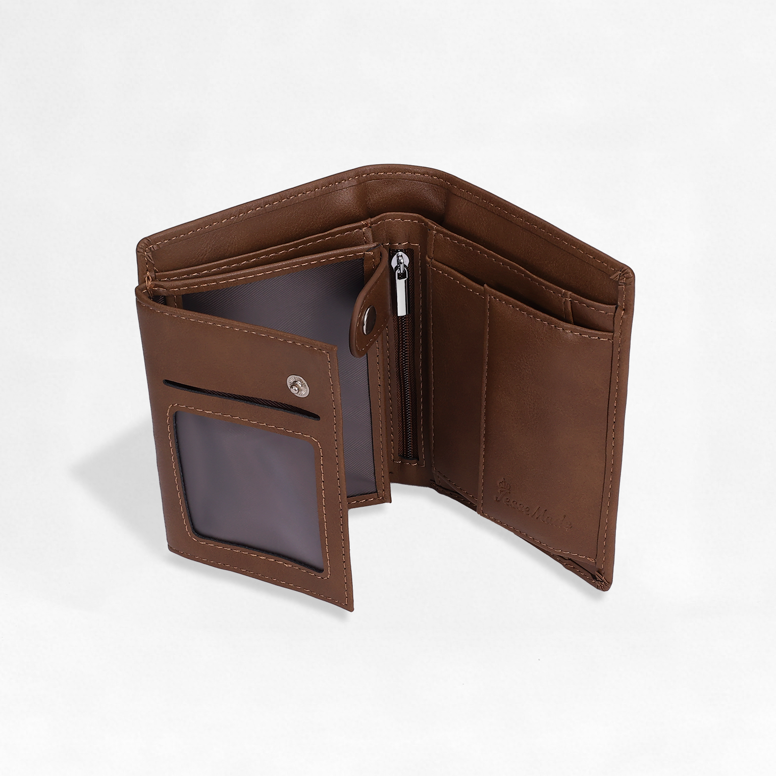 Personalized Dad Wallet with Custom 3-10 Names - “First a Husband, Then a Dad” Gift for Dad/ Husband | Lorajewel