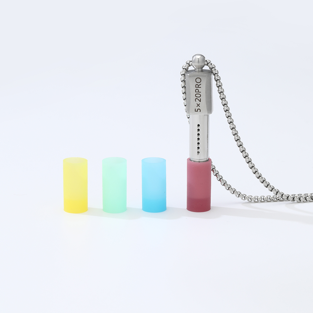 Adjustable Stainless Steel Breath Trainer Necklace