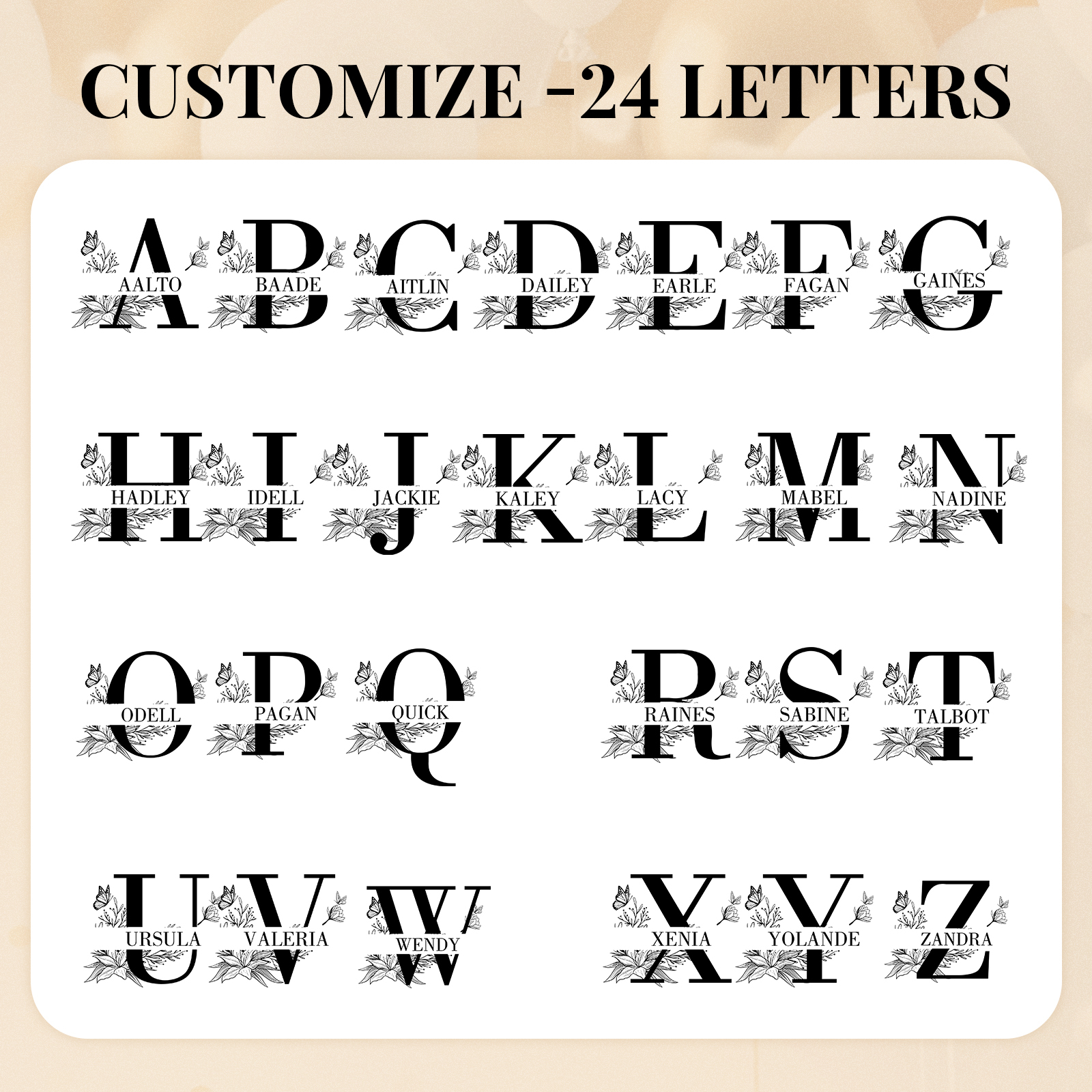 Personalized Name Multi-Functional Storage Jewelry Bag Custom Makeup Bag Jewelry Storage Gifts for Her