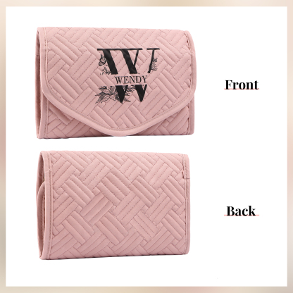 Personalized Name Multi-Functional Storage Jewelry Bag Custom Makeup Bag Jewelry Storage Gifts for Her