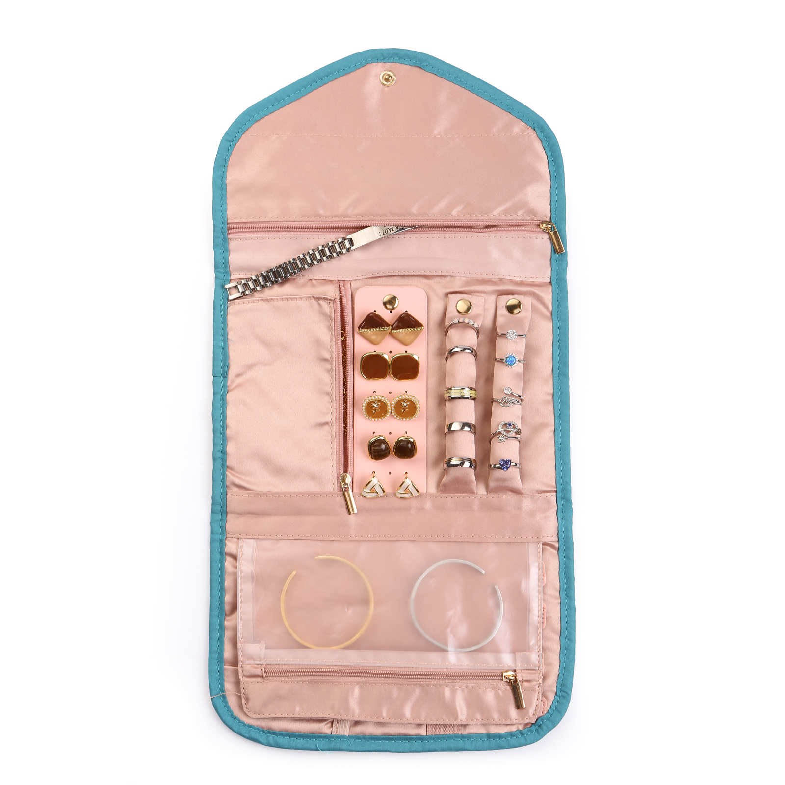 Personalized Name Multi-Functional Storage Jewelry Bag Custom Makeup Bag Jewelry Storage Gifts for Her