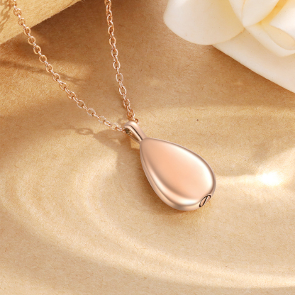 Personalized Memorial Ashes Necklace Custom Photo Commemorative Gifts - I Will Carry You Until I See You Again