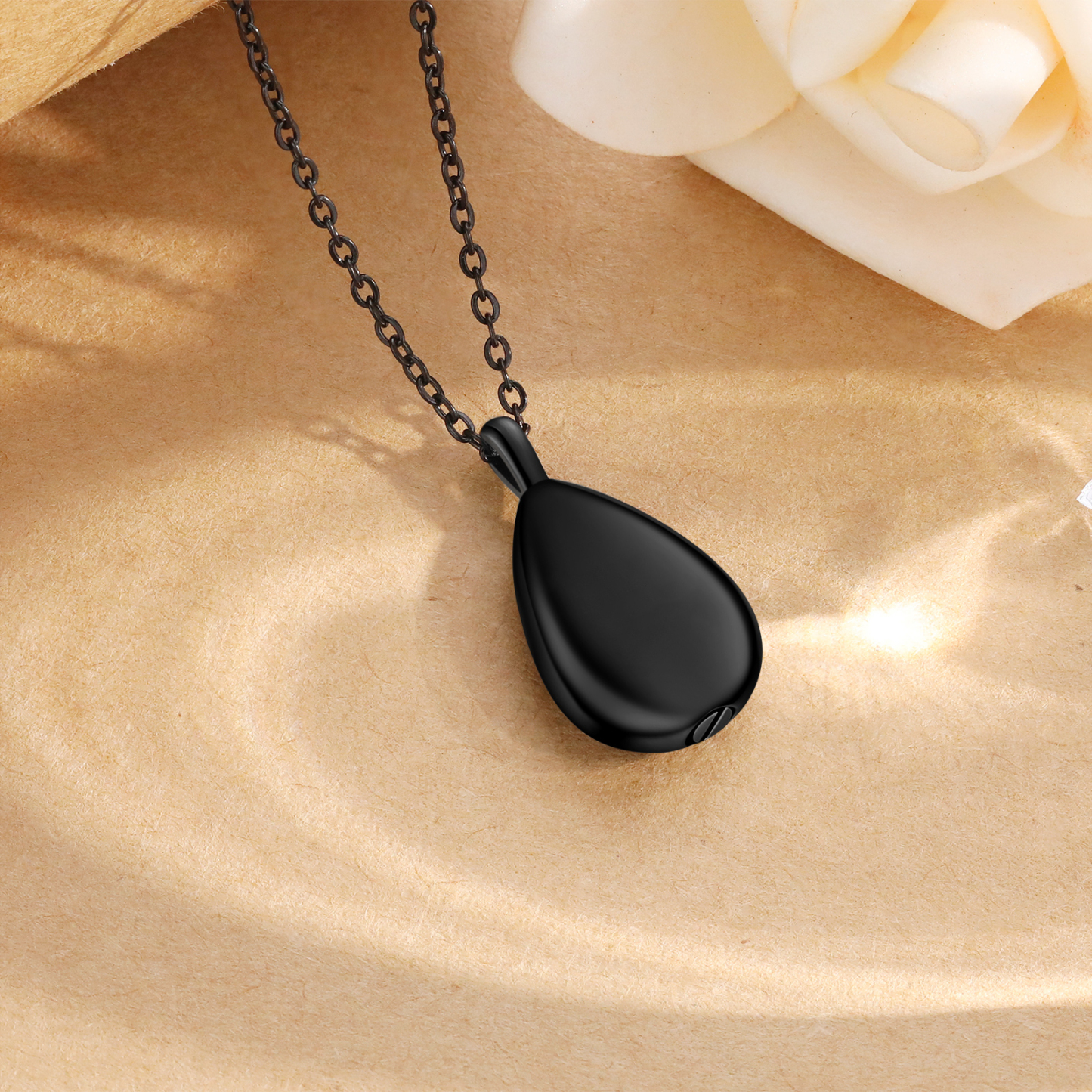 Personalized Memorial Ashes Necklace Custom Photo Commemorative Gifts - I Will Carry You Until I See You Again