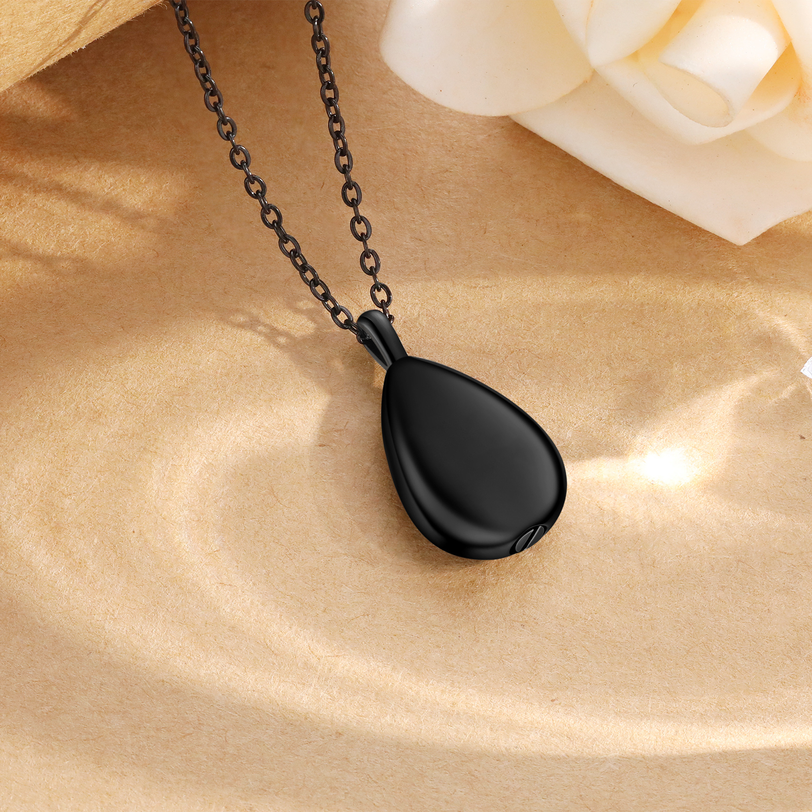 Personalized Memorial Ashes Necklace Custom Photo Commemorative Gifts - I Will Carry You Until I See You Again