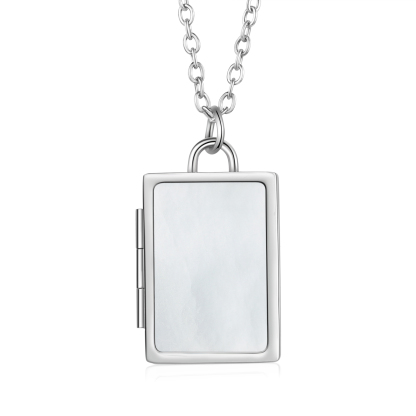 Personalized 2 Photos Frame Necklace A Heartwarming Custom Gift for Her