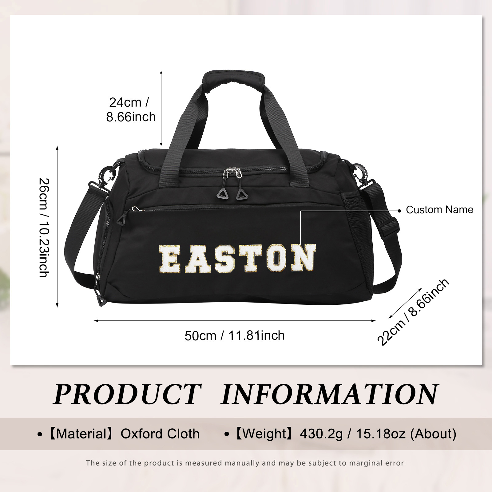 Personalized Duffel Bag with Custom Name The Perfect Sports & Travel Companion