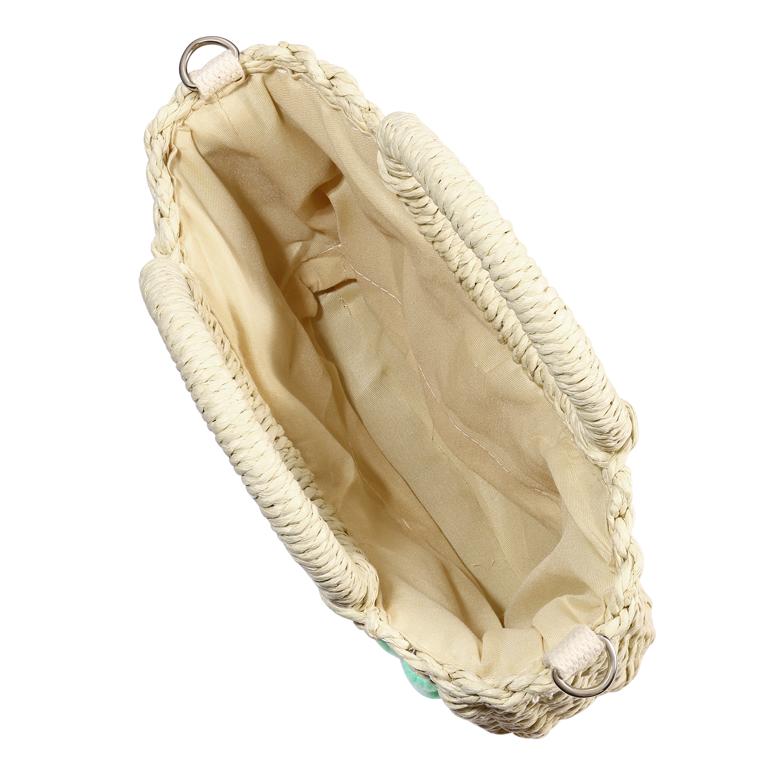 Personalized Name Straw Bags Custom Womens Straw Crossbody Bag Beach Handbag Gift for Her