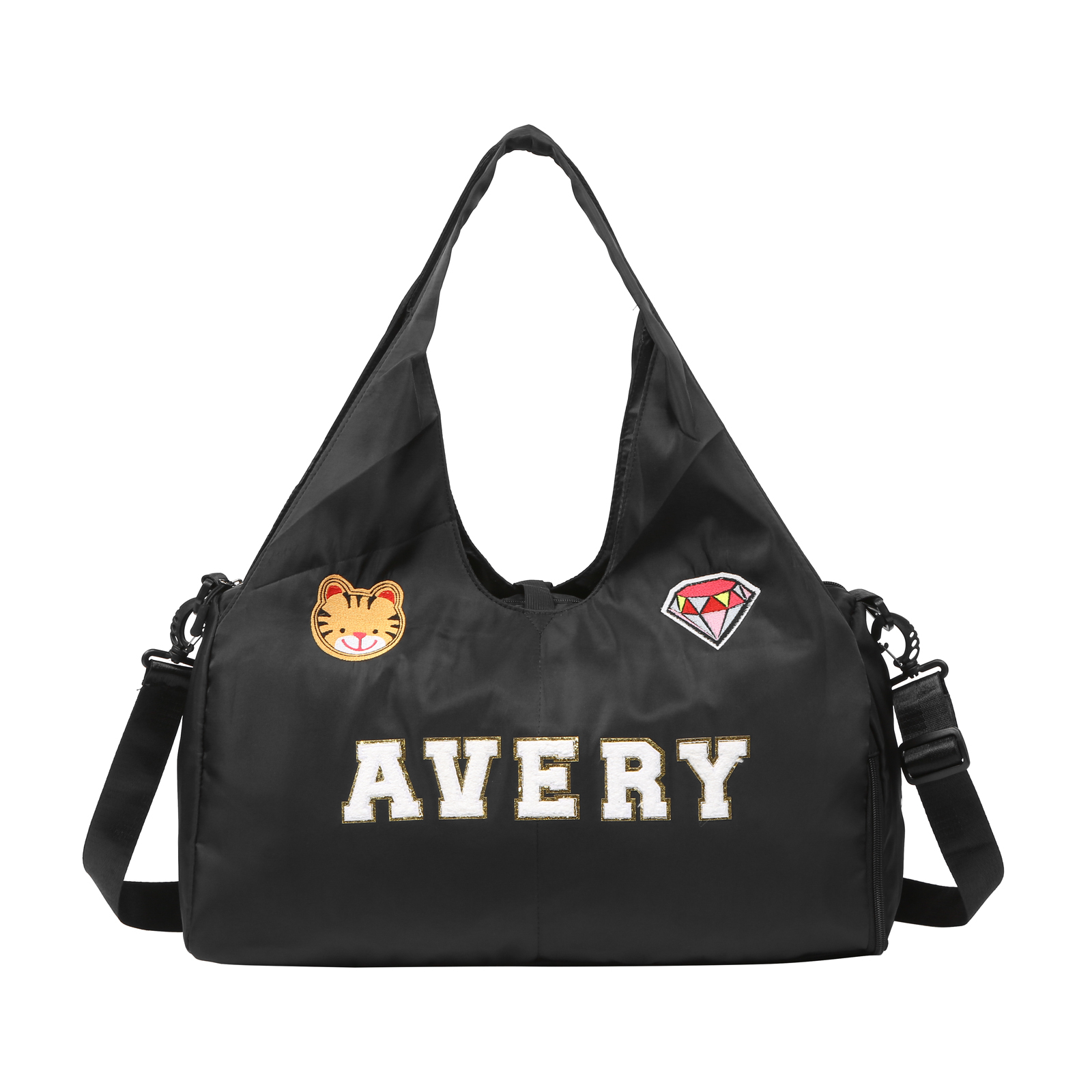 Personalized Dance Bag with Custom Name & Embroidery Patches for Women & Girls | Lorajewel