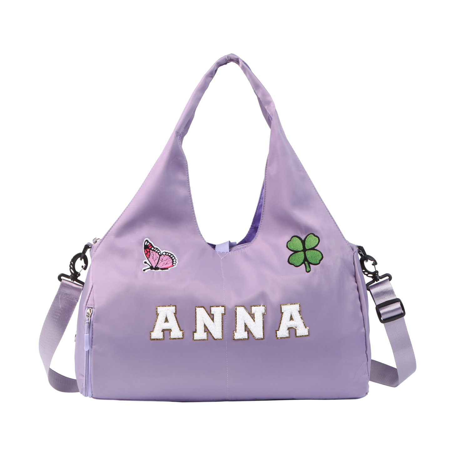 Personalized Dance Bag with Custom Name & Embroidery Patches for Women & Girls | Lorajewel
