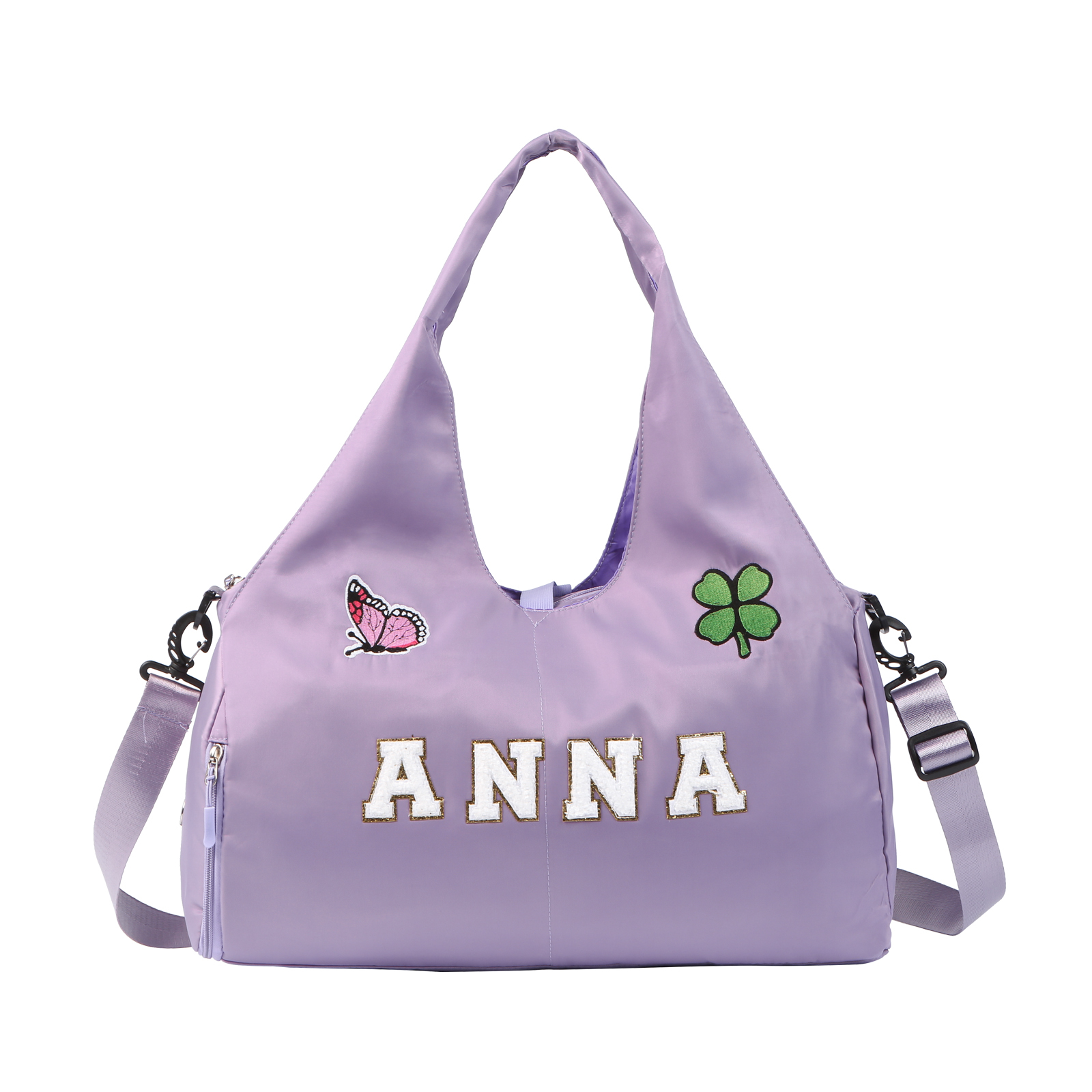 Personalized Dance Bag with Custom Name & Embroidery Patches for Women & Girls | Lorajewel