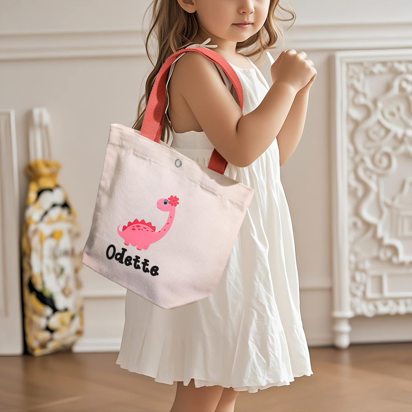 Personalized Back to School Tote Bag for Kids with Custom Name - Back to School Gift | Lorajewel