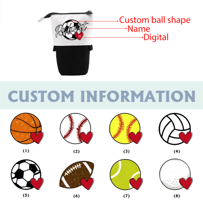 [Copy]Personalized Pencil Case Custom Name & Animals Pattern Pen Pouch Back To School Gift for Kids