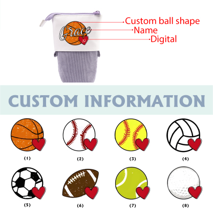 [Copy]Personalized Pencil Case Custom Name & Animals Pattern Pen Pouch Back To School Gift for Kids