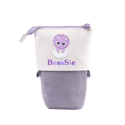 [Copy]Personalized Pencil Case Custom Name & Animals Pattern Pen Pouch Back To School Gift for Kids