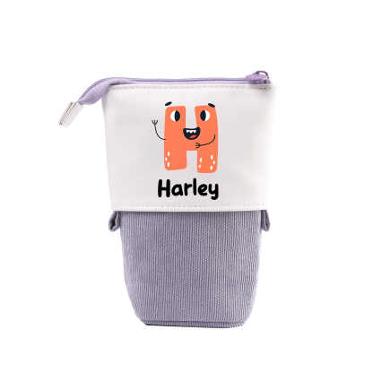 [Copy]Personalized Pencil Case Custom Name & Letter Pen Pouch Back To School Gifts for Kids