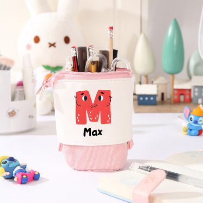 [Copy]Personalized Pencil Case Custom Name & Letter Pen Pouch Back To School Gifts for Kids