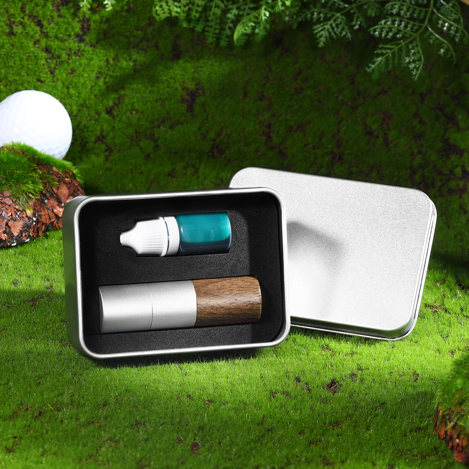 Personalized Wooden Golf Stamp Custom Golf Ball Marker Essential Golf Accessories Gift for Him