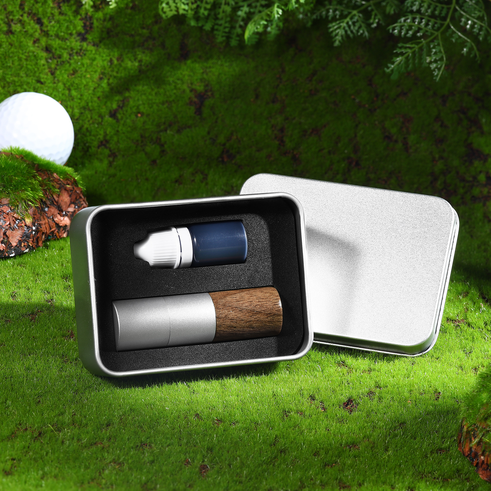 Personalized Wooden Golf Stamp Custom Golf Ball Marker Essential Golf Accessories Gift for Him