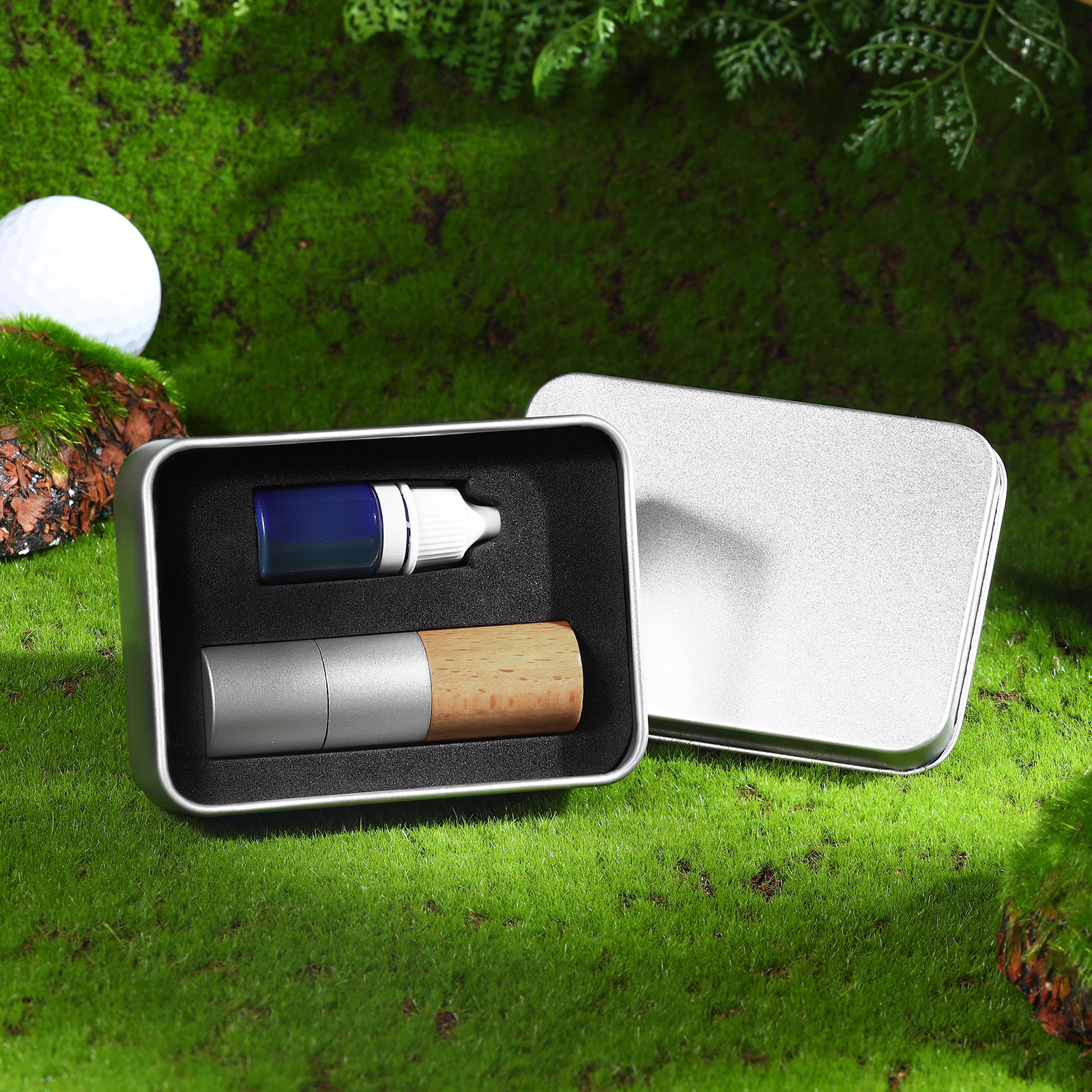 Personalized Wooden Golf Stamp Custom Golf Ball Marker Essential Golf Accessories Gift for Him